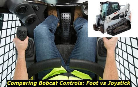 bobcat vs joystick foot control